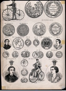 "A selection of French and British prize medals" (Wellcome Images)